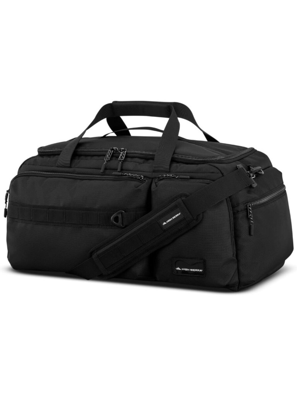 Spacious Black Duffle Bag for Travel, Gym, and Weekend Getaways - Versatile